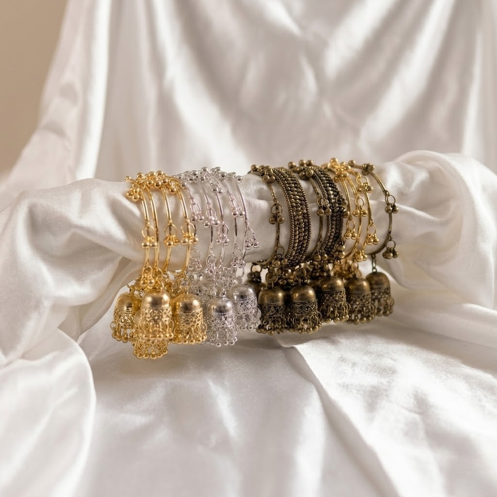 Ghungroo Jhumka Bangles