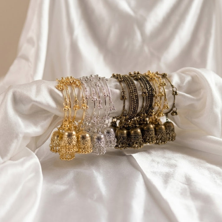 Ghungroo Jhumka Bangles